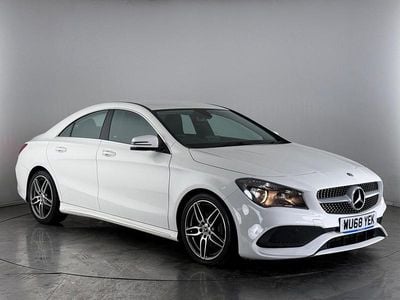 White Used 2018 Mercedes CLA180 AMG line Sedan | £15,350 (Fair price)