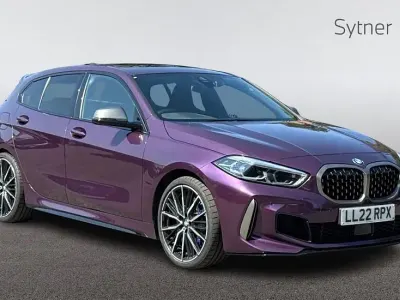 Used BMW M135 Shadowline 302 HP (222 kW) 2022 Purple Hatchback