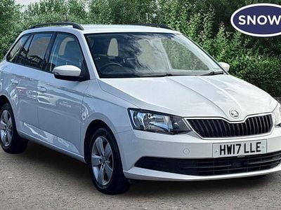 Used Skoda Fabia SE 90 HP (66 kW) 2016 White Estate