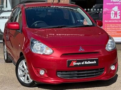 Used Mitsubishi Mirage 2015 Red Hatchback