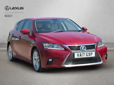Used Lexus CT200h 2017 Red Hatchback
