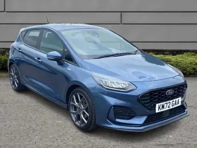 Used Ford Fiesta ST-Line 123 HP (90 kW) 2022 Blue Hatchback