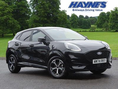 Black Used 2024 Ford Puma ST-Line Hatchback | £18,000 (Fair price)