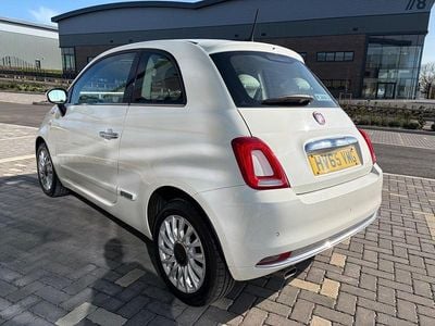 Used Fiat 500 Lounge 69 HP (50 kW) 2015 White Hatchback