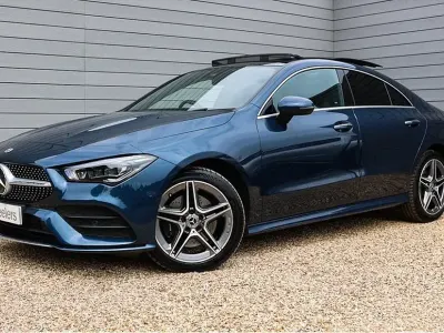 Used Mercedes CLA250e AMG line 2022 Blue Coupe