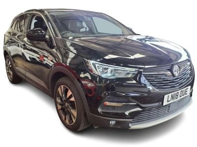 Used Vauxhall Grandland X Sport 130 HP (95 kW) 2018 Black SUV