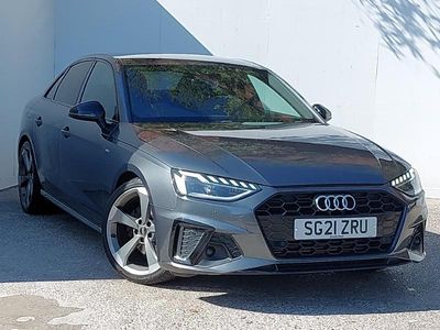 Begagnad Audi A4 Black Edition 150 HK (110 kW) 2021 Grå Sedan