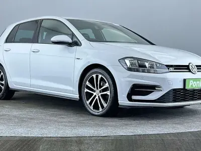 Used VW Golf VII R-line 150 HP (110 kW) 2018 White Hatchback