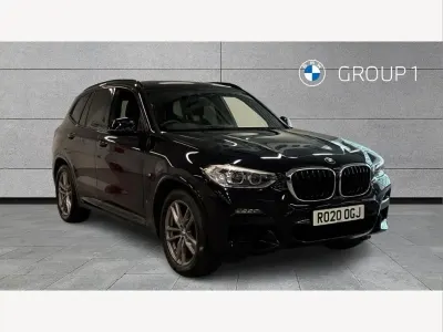 Used BMW X3 M Sport 181 HP (133 kW) 2020 Black SUV