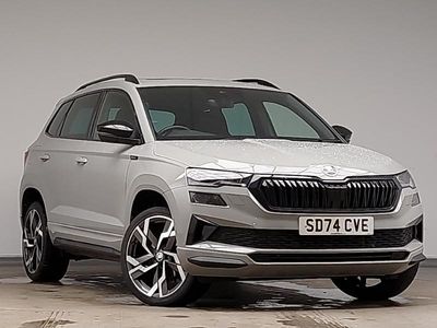 Used Skoda Karoq SportLine 150 HP (110 kW) 2024 Grey SUV