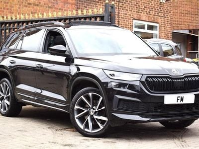 Used Skoda Kodiaq SportLine 150 HP (110 kW) 2022 Black SUV