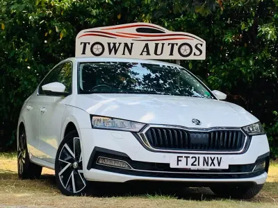 Used Skoda Octavia SE L 2021 White Hatchback