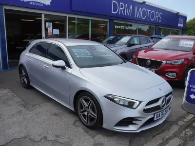 Used Mercedes A200 AMG line 163 HP (119 kW) 2020 Silver Hatchback