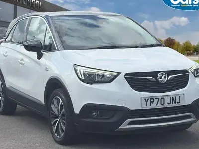 Used Vauxhall Crossland X Elite 102 HP (75 kW) 2019 White SUV