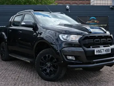 Begagnad Ford Ranger Wildtrack 200 HK (147 kW) 2017 Svart Pickup