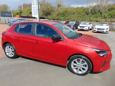 Used Vauxhall Corsa 75 HP (55 kW) 2021 Red Hatchback