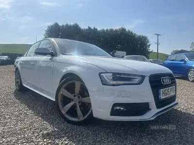 Used Audi A4 Black Edition 177 HP (130 kW) 2015 White Sedan
