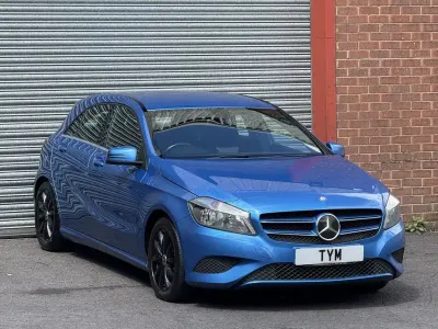 Used Mercedes A180 SE 109 HP (80 kW) 2015 Blue Hatchback