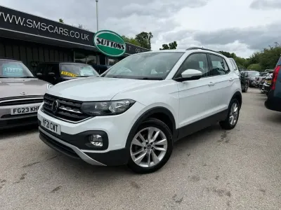 Used VW T-Cross SE 110 HP (80 kW) 2021 White SUV