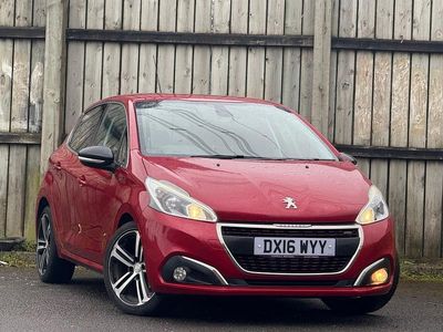 Used Peugeot 208 GT-line 110 HP (80 kW) 2016 Red Hatchback