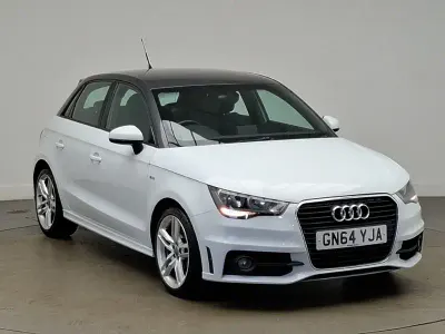 Used Audi A1 S-Line 105 HP (77 kW) 2014 White Hatchback