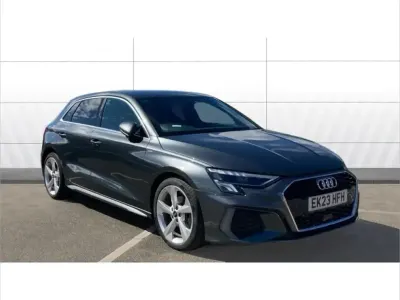 Used Audi A3 S-Line 110 HP (80 kW) 2023 Grey Sedan