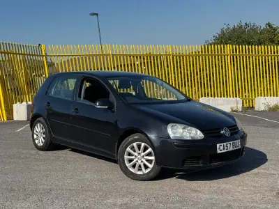 Used VW Golf V Match 105 HP (77 kW) 2007 Black Hatchback