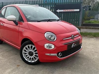 Pink Used 2017 Fiat 500 Lounge Hatchback | £3,995