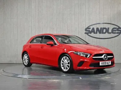 Used Mercedes A180 Executive 136 HP (100 kW) 2019 Red Hatchback