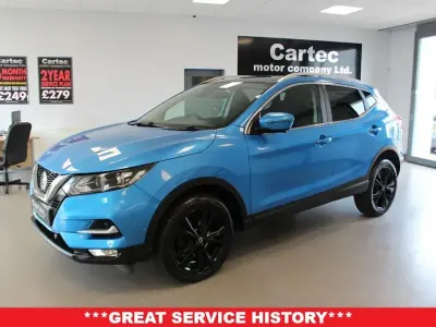 Used Nissan Qashqai N-Connecta 113 HP (83 kW) 2018 Blue SUV
