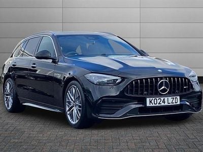 Used Mercedes C43 AMG Premium 408 HP (300 kW) 2024 Obsidian black Estate