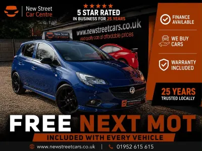 Used Vauxhall Corsa SRi 90 HP (66 kW) 2019 Blue Hatchback