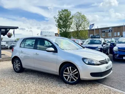Used VW Golf VI SE 105 HP (77 kW) 2010 Silver Hatchback