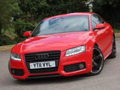 Used Audi A5 Black Edition 2011 Red Coupe