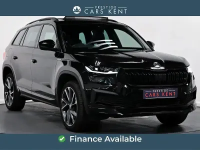 Used Skoda Kodiaq SportLine 150 HP (110 kW) 2023 Black SUV