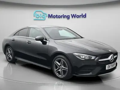 Used Mercedes CLA250e AMG line 218 HP (160 kW) 2022 Black Coupe