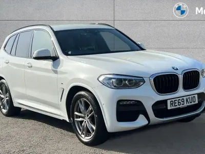 Used BMW X3 M Sport 190 HP (139 kW) 2019 White SUV