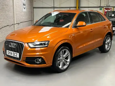Used Audi Q3 S-Line 177 HP (130 kW) 2014 Orange SUV