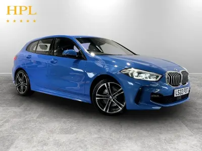 Used BMW 118 M Sport 150 HP (110 kW) 2022 Blue Hatchback