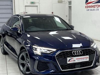 Used Audi A3 S-Line 150 HP (110 kW) 2022 Blue Sedan