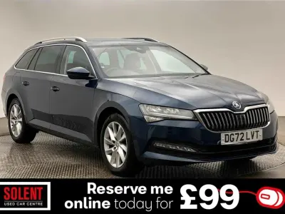 Used Skoda Superb SE Technology 147 HP (108 kW) 2022 Blue Estate