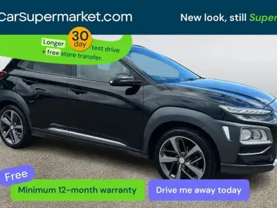 Second-hand Hyundai Kona Premium 120 CP (88 kW) 2020 Negru SUV