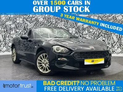 Used Fiat 124 Spider Classica 140 HP (102 kW) 2018 Black Cabriolet