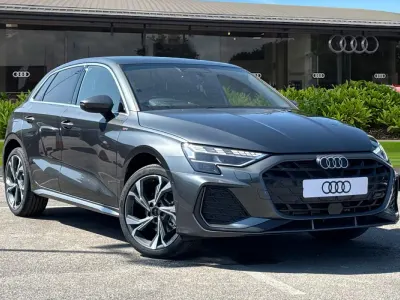 New Audi A3 Sportback S-Line 2026 Grey Hatchback