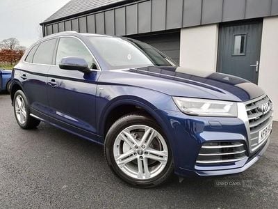 Blue Used 2018 Audi Q5 S-Line SUV | £19,950 (Fair price)