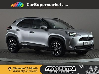 Silver Used 2023 Toyota Yaris Hybrid Design Hatchback | £17,897 (Fair price)