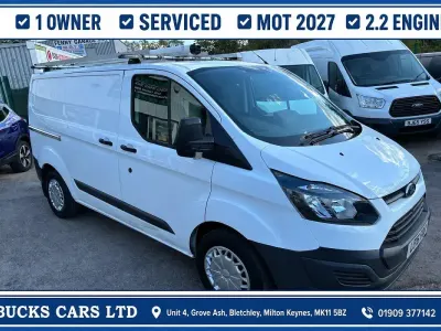 Used Ford Transit Custom 100 HP (73 kW) 2016 White Van