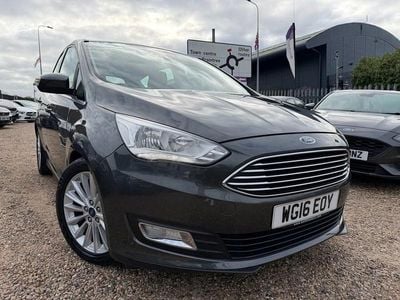 Used Ford C-MAX Titanium 125 HP (91 kW) 2016 Grey MPV
