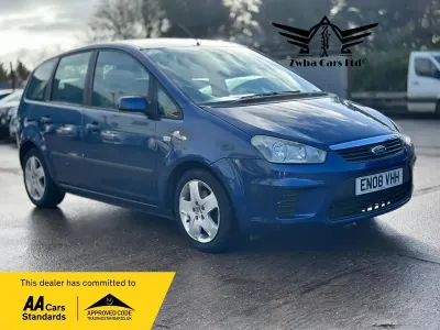 Begagnad Ford C-MAX Style 99 HK (72 kW) 2008 Blå Minibuss