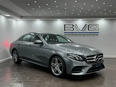 Begagnad Mercedes E220 AMG line 194 HK (142 kW) 2017 Grå Sedan